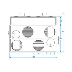 کوره هوای گرم گازی انرژی مدل GF 2560