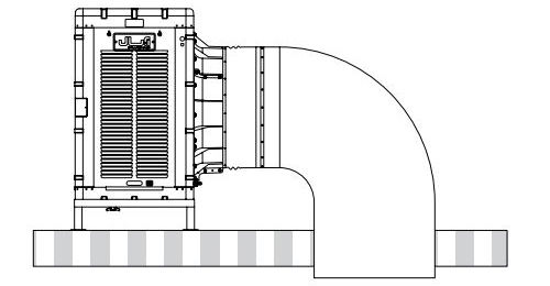 کولر آبی صنعتی آبسال آکسیال مدل AC-AX130