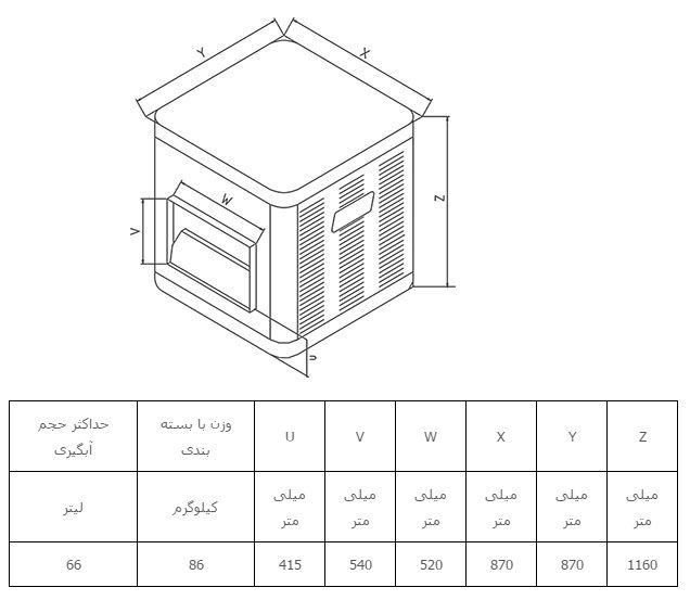 خرید کولر آبی سپهر الکتریک SE700 
