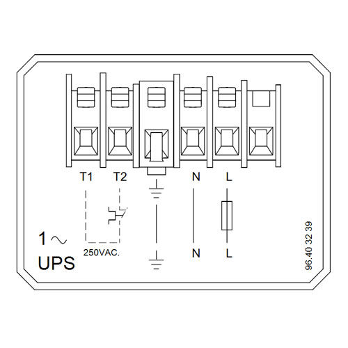 خرید پمپ سیرکولاتور خطی گراندفوس تکفاز UPS 40-185 F