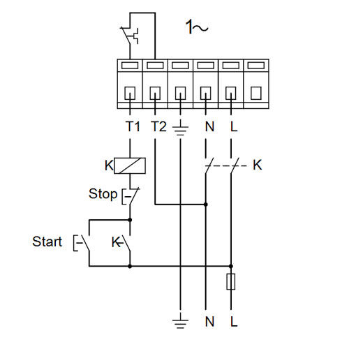 خرید پمپ سیرکولاتور خطی گراندفوس تکفاز UPS 50-120 F