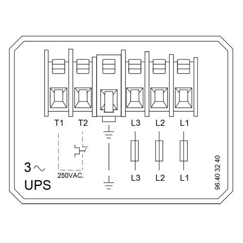 خرید پمپ سیرکولاتور خطی گراندفوس سه فاز UPS 40-185 F 