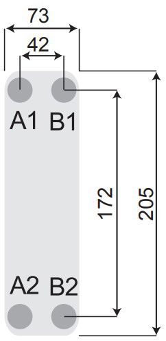 مبدل حرارتی صفحه ای کائوری مدل TEP60 - F
