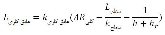 فرمول عایق کاری